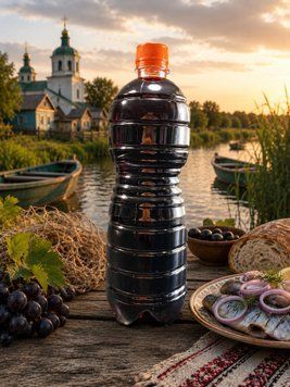 Вино Новак сухе червоне з дельти Дунаю 1 л Новак 1 л фото
