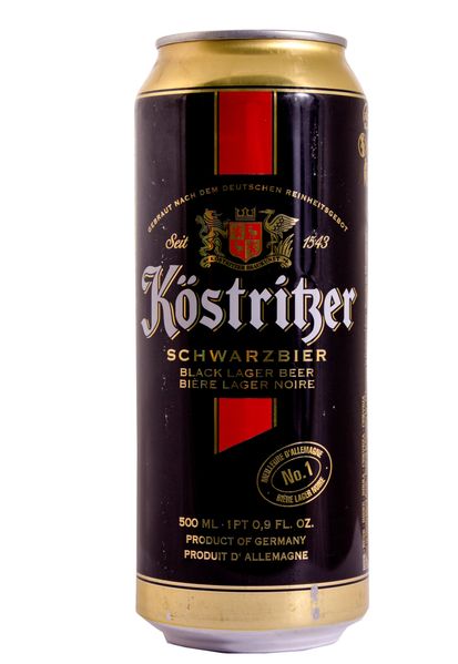 Упаковка пива Kostritzer темне фільтроване 4.8% 0.5 л x 24 шт. темне фото