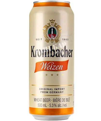 Упаковка пива Krombacher Weizen світле нефільтроване 5.3% 0.5 л x 24 шт 3518 фото